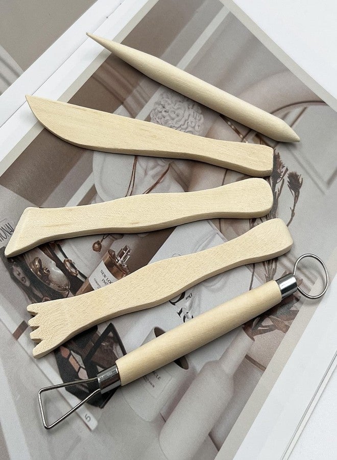 URBAN BOX 16 Pcs Clay Sculpting Tools, findTop Pottery Clay Sculpting Tool Set for Sculpture Pottery Texturing Modeling Tools - Image 4